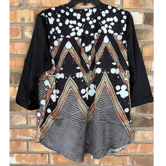 Lior Paris Women’s Multicolored Half Zip Up Top Size Small - Picture 8 of 11